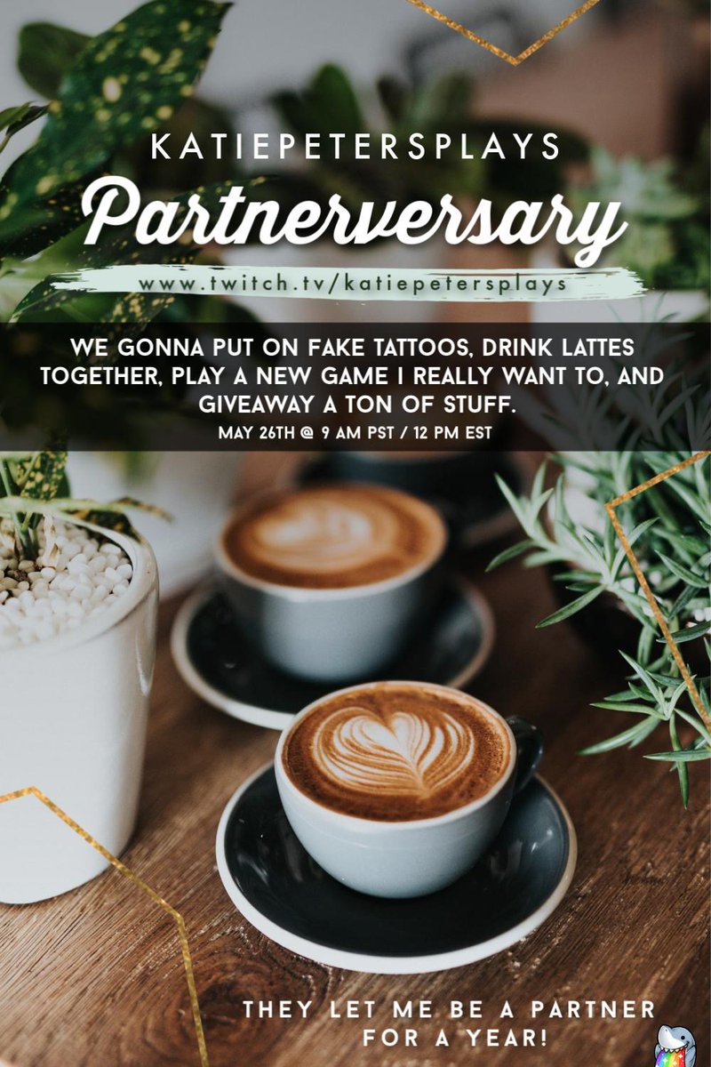 🔴 L I V Ξ

> It's Partnerversary Time! 💫

twitch.tv/katiepeterspla…