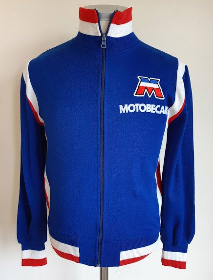 Maillot Cycliste Vintage MOTOBECANE Par Santini, Taille Unique – Collection Occasion