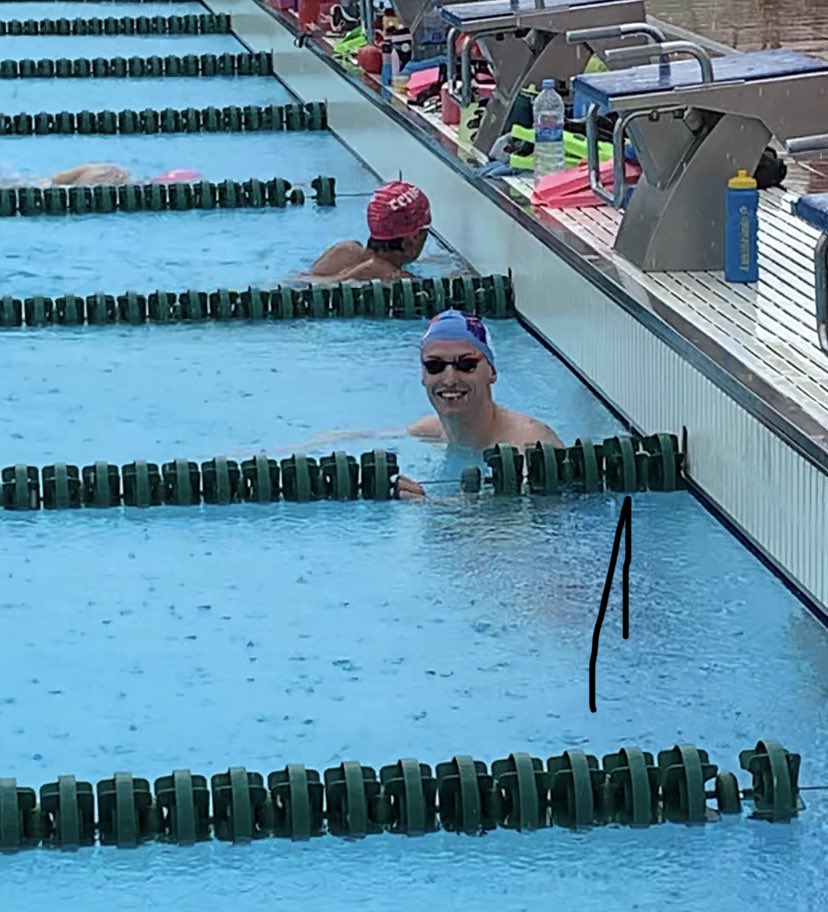 jamiemain_'s tweet image. Great job @ryan_reader98 first open water outing of the season, first sea swim &amp;amp; point to point @BESTSWIMFEST 5k in choppy conditions. Then into the pool for a loosen “I’m swimming in the rain”