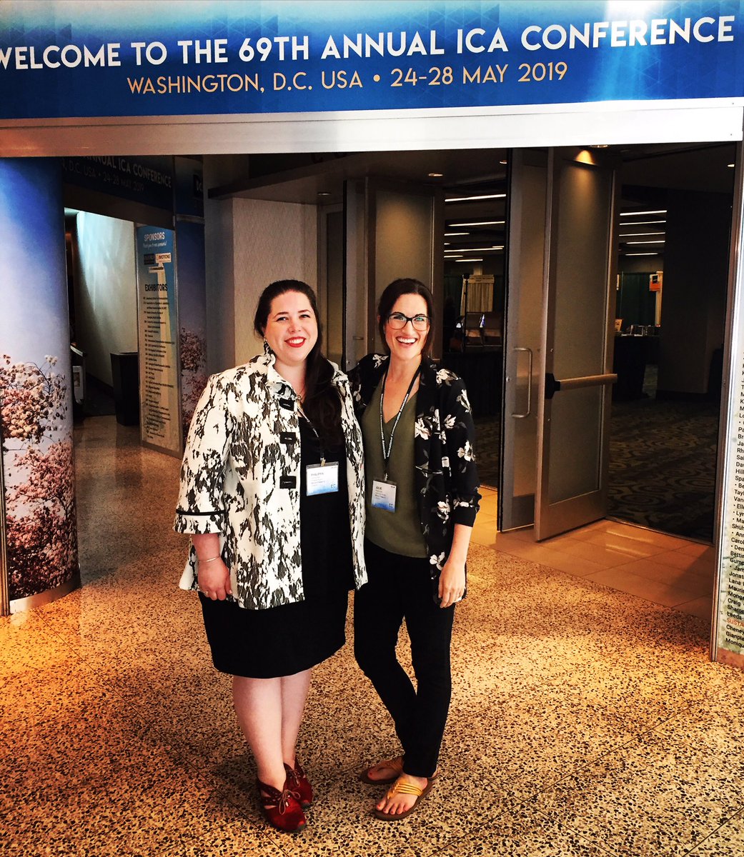 frizzbarks's tweet photo. Great turn-out and line-up of scholarship at our 8am panel on women and digital innovations at #ica2019. @pipsipirate and I representing our work with @BettyBlazing @pachowwhite &amp; @GeNA_Lab. Time for burgers on a sunny patio. 😎🙌🏼 https://t.co/RYGlSf9VTC
