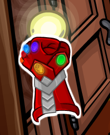 Tekatofu's tweet photo. Si deseas tomar la gema, debes perder aquello que amas... en este caso sacrificar a uno de tus puffles para obtener la gema. Una vez ya teniendo todas las gemas del infinito, tendrás el guantelete a tu poder. https://t.co/8nOxQsrUDE