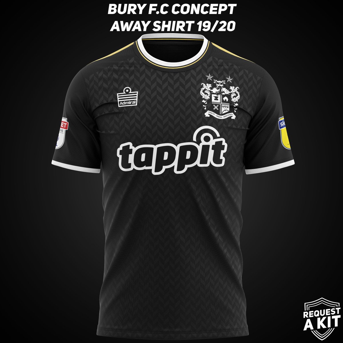 BURY FC 2020 Home Shirt  size 2xLarge The Shirt That Never Was! 