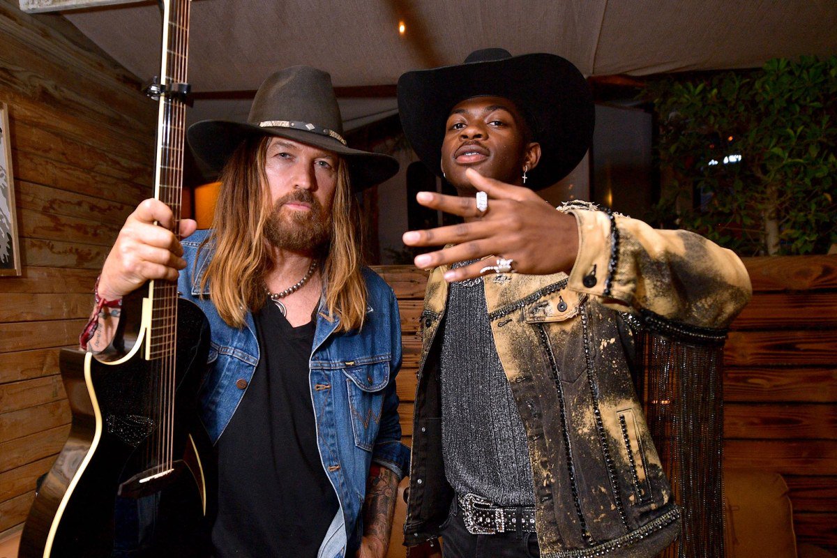 lil nas x gifts billy ray cyrus a maserati for old town road success.
