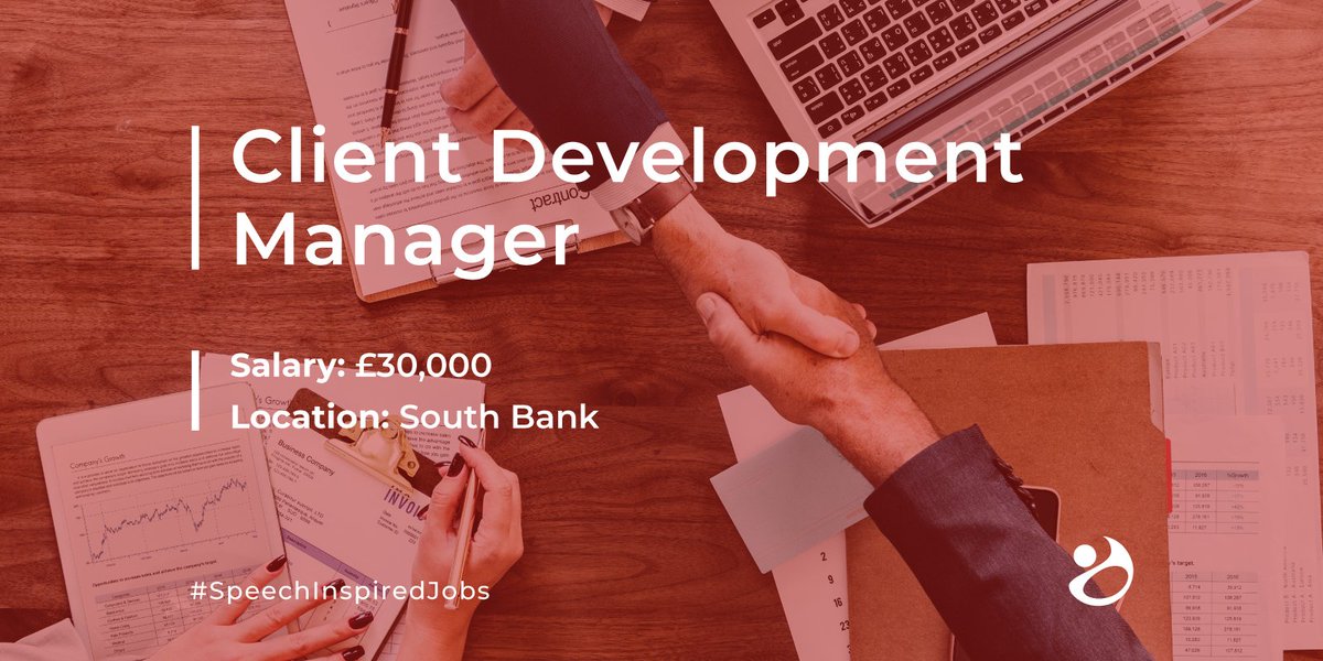 SpeechInspired's tweet photo. We're on the lookout for a client development manager! Could you know one? We have up to £1k rewards when you successfully refer a friend to one of our roles! 

https://t.co/ko87tzd5GQ
#referafriend #jobsinlondon #londonvacancie #jobsavailable #clientdevelopmentmanager https://t.co/divZK0XxZV