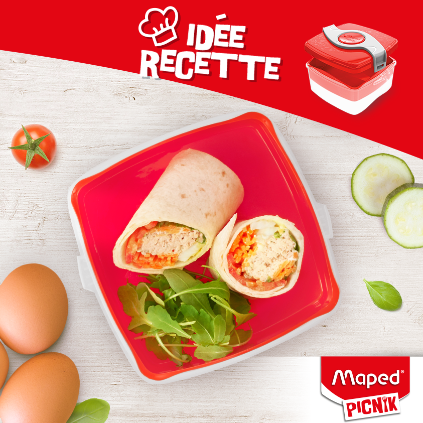 Suivez notre recette 🥗 pour un encat rapide, à manger partout et à glisser dans votre boîte Maped Picnik !​
👉🏼 bit.ly/RecetteWrap

#MapedPicnik #Lunchbox #Lunch #MealPrep #LunchTime #Bento #Recette #Recettes #Maped #Picnicfood #Food #IdeeRecette #Recipe #MalinCommeMaped