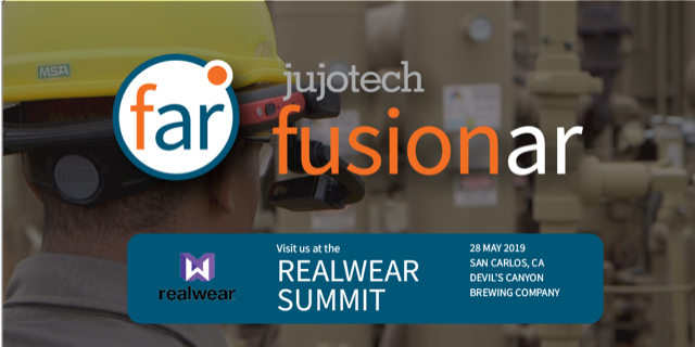 JujotechAR's tweet photo. @JujotechAR will introduce #FusionAR and its #unifiedcommunication #remoteassist solution #FusionRemote at the @realwearinc #Summit2019 next May 28. Visit us at https://t.co/JmOE9bhnh2. https://t.co/M4qny0esaW
