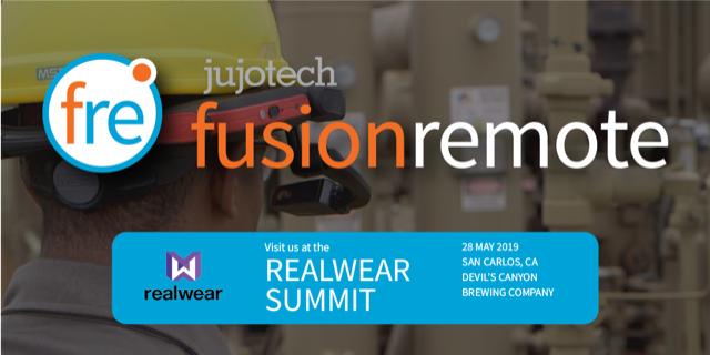 JujotechAR's tweet photo. @JujotechAR will introduce #FusionAR and its #unifiedcommunication #remoteassist solution #FusionRemote at the @realwearinc #Summit2019 next May 28. Visit us at https://t.co/JmOE9bhnh2. https://t.co/M4qny0esaW