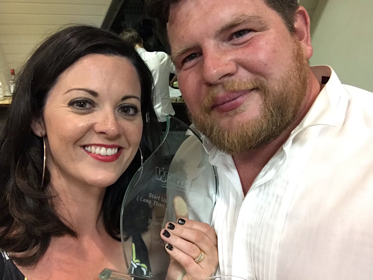 Hey <a href="/TheoPaphitis/">Theo Paphitis</a> This week we won Start Up Business of the Year in our local town business awards <a href="/TheWorthies_/">The Worthies</a> We are so thrilled to have won! In my acceptance speech I declared that we’ve gone from police officer &amp; social worker to “famous for wheelie bin cleaning!” 🤣 #SBS