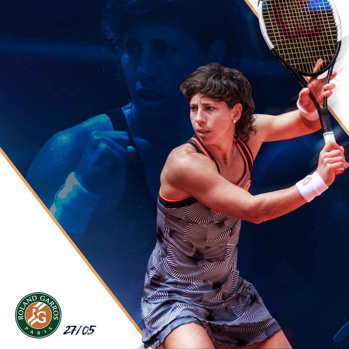 CarlaSuarezNava's tweet photo. Preparada para @rolandgarros. ¡Mañana es el día! 💪🏻💪🏻💪🏻

#RG19 https://t.co/JO3AmwIuDG