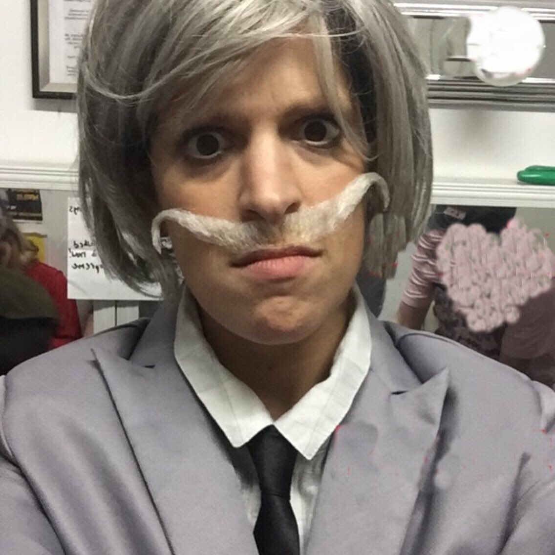 ElyssaMP's tweet photo. SWIPE for last night's characters at BOOK REPORT! Thank you to Hannah, Dan, Chrissy & Bri for writing such fun characters to play. So dang silly. Loved it.
#NeverReadTheBook https://t.co/pQ9U6SSMcD