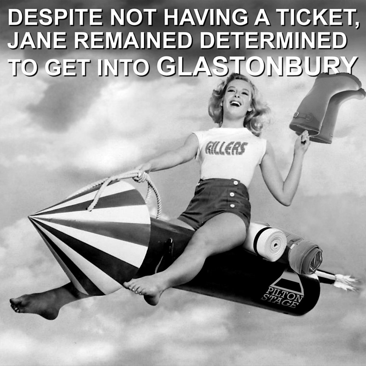 'Despite no ticket...' @GlastoFestFeed @GlastonburyFM @GlastoWatch @TheGlastoThingy @GlastoFest @PiltonVillage