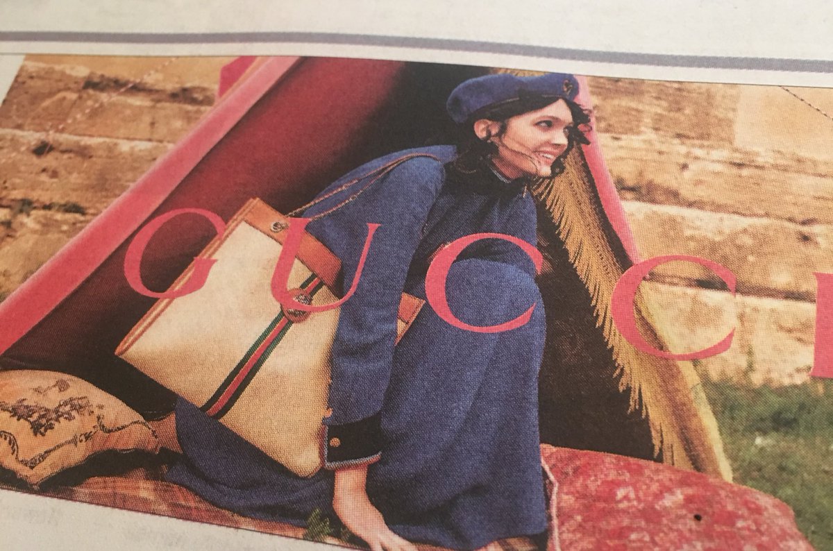 bethlapides's tweet photo. Maybe not with a tent @gucci #Homeless #tonedeaf #nicebagtocarryyourwholelifein #sundaytimes #stylesection https://t.co/m6cox8PlWf