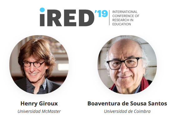 ire_ub's tweet photo. ⚡️Henry Giroux i Boaventura de Sousa Santos a Barcelona⚡️
⚡️I Conferència Internacional de Recerca en Educació (IRED'19)⚡️
🗓️Barcelona, 4-5 novembre, 2019
👉Organitzada per l’@ire_ub
🔗https://t.co/GZLleKDm7b https://t.co/cFAxjdcaLt
