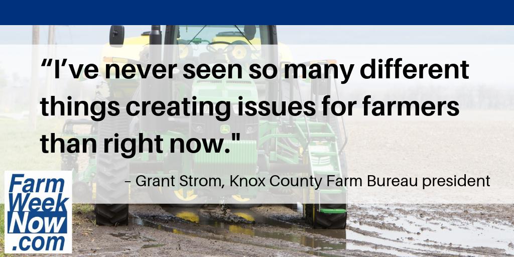 ILFarmBureau's tweet photo. Weather delays leave farmers with no shortage of tough planting decisions. https://t.co/YVdlGBnfHe https://t.co/y7aW56W897