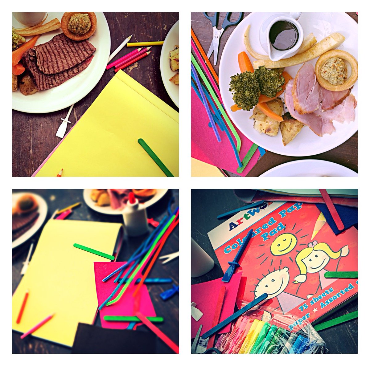 FreemasonsPub's tweet photo. Hope everyone had a good day relaxing and eating there Sunday Roast!

Next week we are starting Arts and Crafts for the Kids, every Sunday.

Book to avoid disappointment

We sold out of roasts dinners @ 4pm today!

#kids #arts #crafts #sunday #sundayfunday #roasts #vegan https://t.co/61kG6XCC9q