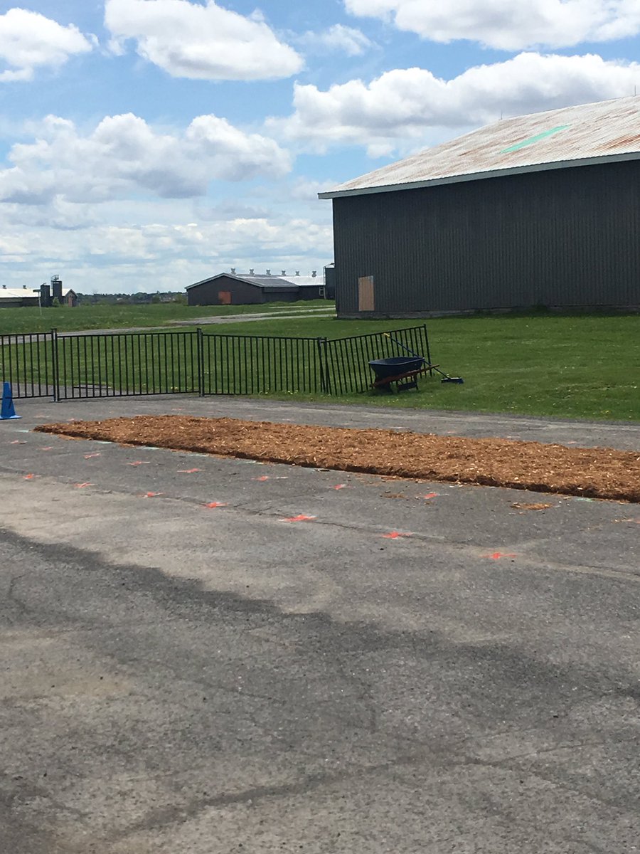 MAWessan's tweet photo. Prepping the “snow” for the @UnmannedCanada #UGV19 #AutonomousVehicle student competition at the @Invest_Ottawa #OttawaL5 site. #InnovationTC #CAV #InnovativeEducation @Transport_gc https://t.co/hWQQFjVv5Q