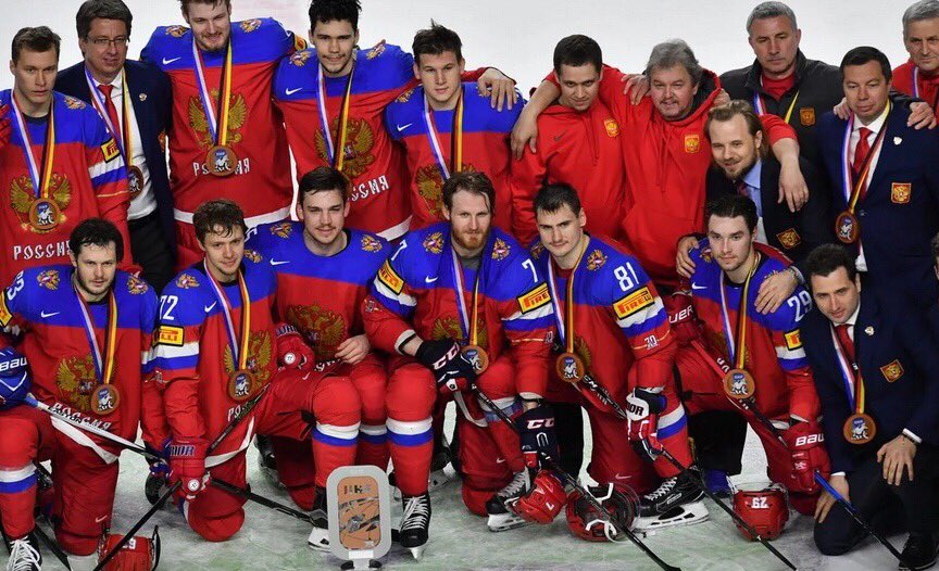 Iamtanuscha's tweet photo. РОССИЯ С БРОНЗОЙ!!!
#ЧМХ2019 Спасибо 
Василевскому 👍 https://t.co/CBdBwa25n9