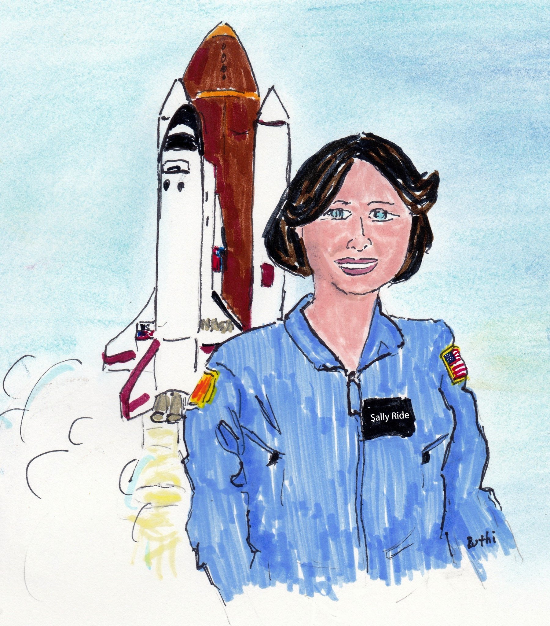 Happy birthday, Sally Ride! Did you know she was the first American woman in space?  