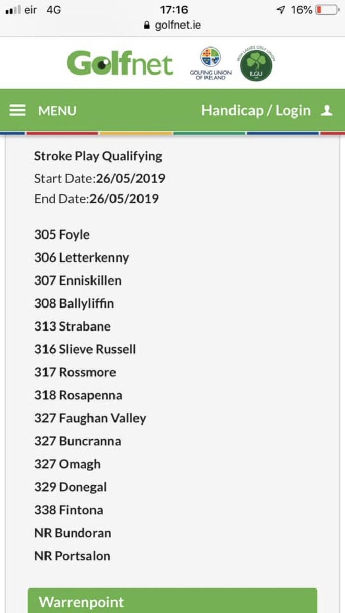 Strabane Golf Club tweet media