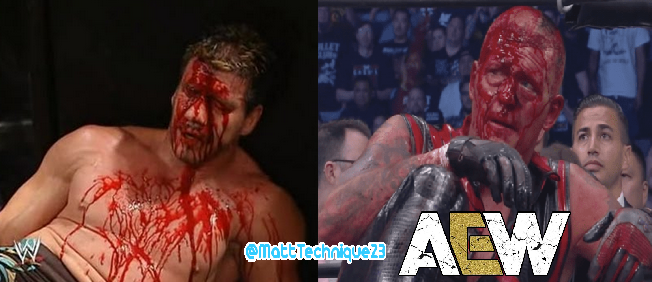 One of the most horrifying crimson masks since #EddieGuerrero's Match against @JCLayfield! #DustinRhodes #AEW #AEWDoubleorNothing @CodyRhodes