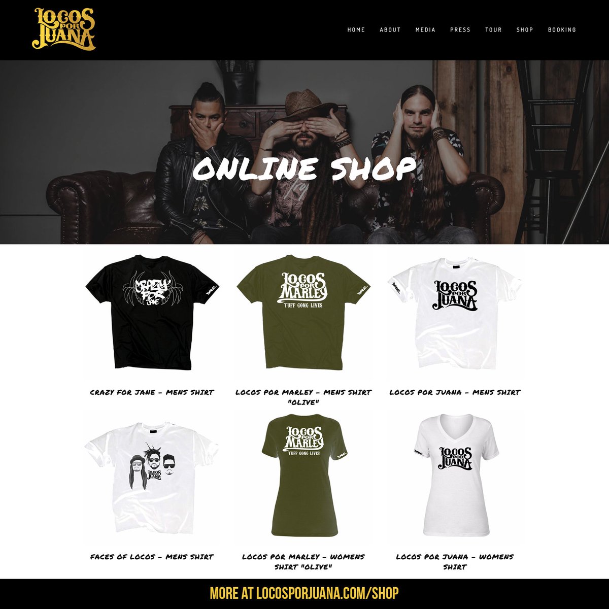 Visit our online shop for Men &amp; Women's shirts, hats, and accessories 🔥 locosporjuana.com/shop 🔥 #locosporjuana #RTMP #shop #merch #onlineshopping #shirts #hats #sunglasses