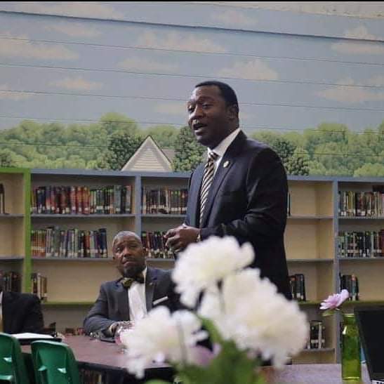 DKL_APhiA's tweet photo. The Brothers of Alpha Phi Alpha Fraternity, Incorporated: Delta Kappa Lambda Chapter were honored to have Brother Roderick Smothers and District Director Brother Don Weston at their chapter meeting on May 19th. #AlphaPhiAlpha #Alphasouth #SCAlpha https://t.co/Ym8DNIQshE