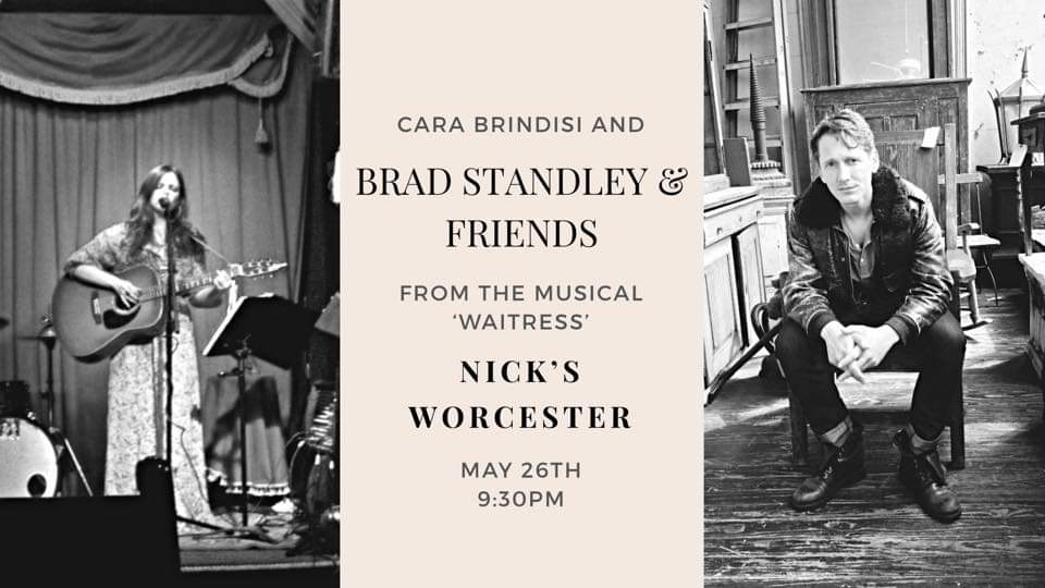 Don't miss <a href="/carabrindisi/">Cara Brindisi🧚🏻‍♀️</a> performing with Brad Standley and other members of <a href="/WaitressMusical/">Waitress Musical</a> in the Cabaret at Nick's tonight, 9pm. Hear great music, hang on the patio, enjoy cocktails and food with friends. #worcester #music #holidayweekend <a href="/HanoverTheatre/">The Hanover Theatre</a>