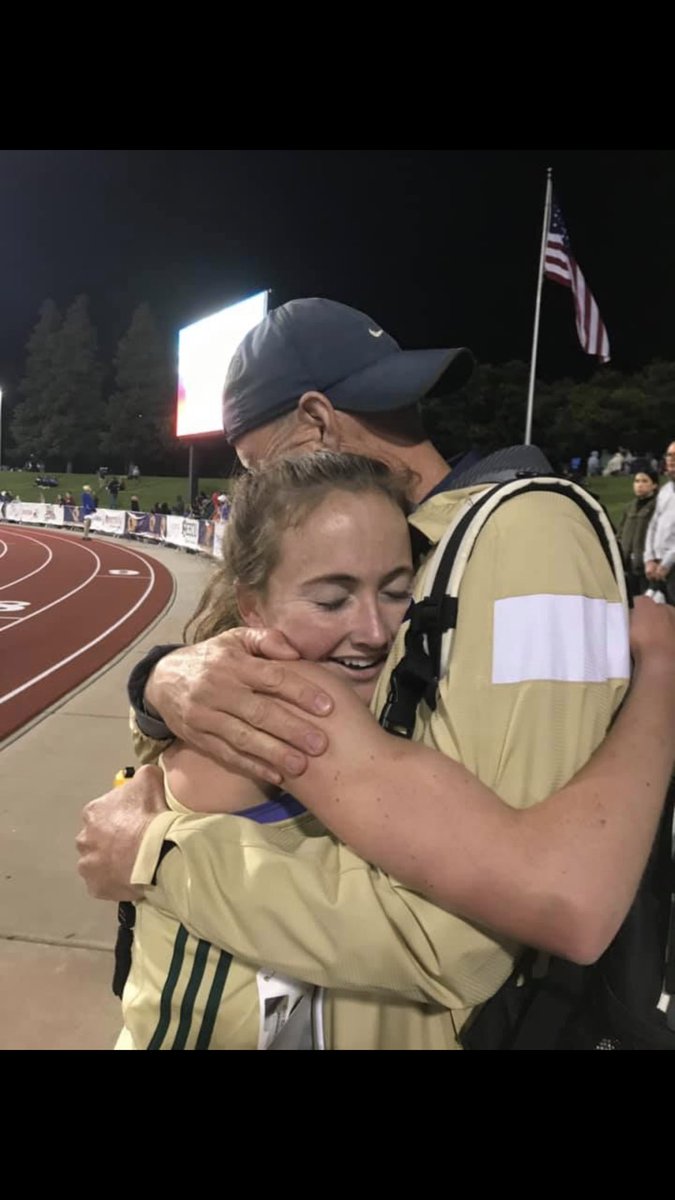 LCC_AD's tweet photo. This photo❤️,more than anything, captures the value and validity of coaching. Kristin Fahy wins the CIF State 3200 Championship, setting a new record and Coach Vice is there to celebrate and honor the champ!! So proud to be a Maverick💙💚 
⁦@LCCMavs⁩ https://t.co/1xTSPmb1yH