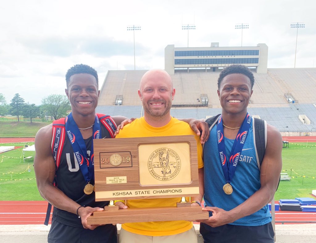 blazerstf's tweet photo. Thank you @saevheon and @taevheon. You trusted the process. You trusted the coaching. You finished the mission. Legends for life.  #StateTrack2019 #BlazerFamily https://t.co/gFAhNsfTX3