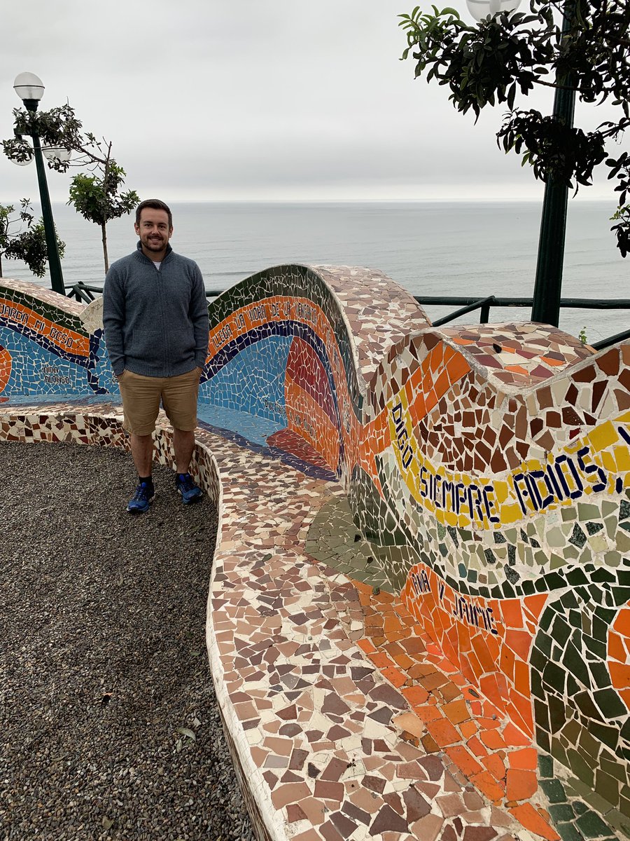 CoreyTravel's tweet photo. Missing Park Guell in Barcelona a little extra after seeing this in Lima Peru. https://t.co/mPoRLXFqR5
