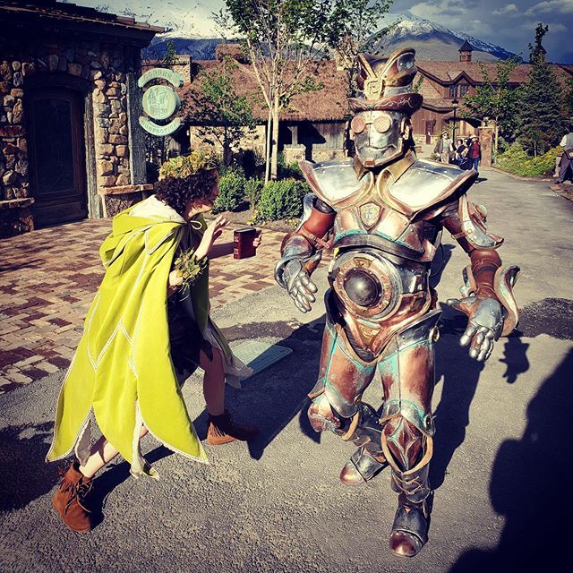 loganladdie's tweet photo. “I’ve no need for your books! Out of my way!’ #evermorepark #evermorecreativestudio https://t.co/UpMAtKMEIH https://t.co/nM1PJFRUAS