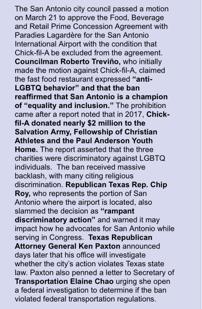 Chick-fil-a fighting bans!!Anon notable!! @realDonaldTrump  @ChickfilA