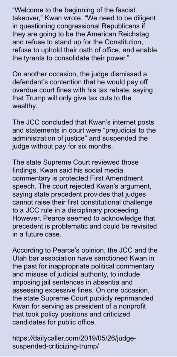 JUDGE SUSPENDED FOR ANTI-TRUMP COMMENTS IN COURT!!Anon notable!! @realDonaldTrump