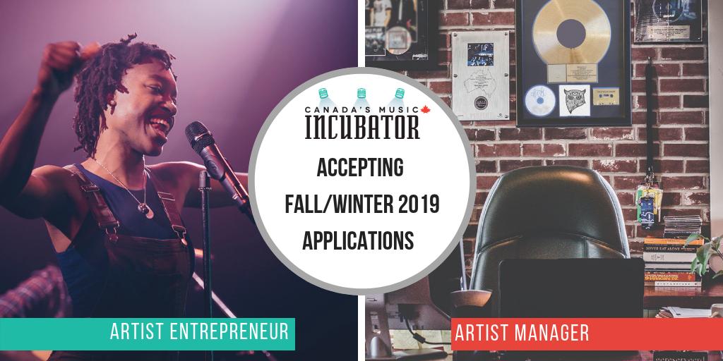 CMincubator's tweet image. Online registration for #CMI’s fall Artist Entrepreneur &amp;amp; Artist Manager programs is now open. Both programs help emerging #artists &amp;amp; artist managers across all genres build their businesses! Deadline to apply is June 3! More info at canadasmusicincubator.com! #CMIAE #CMIAM