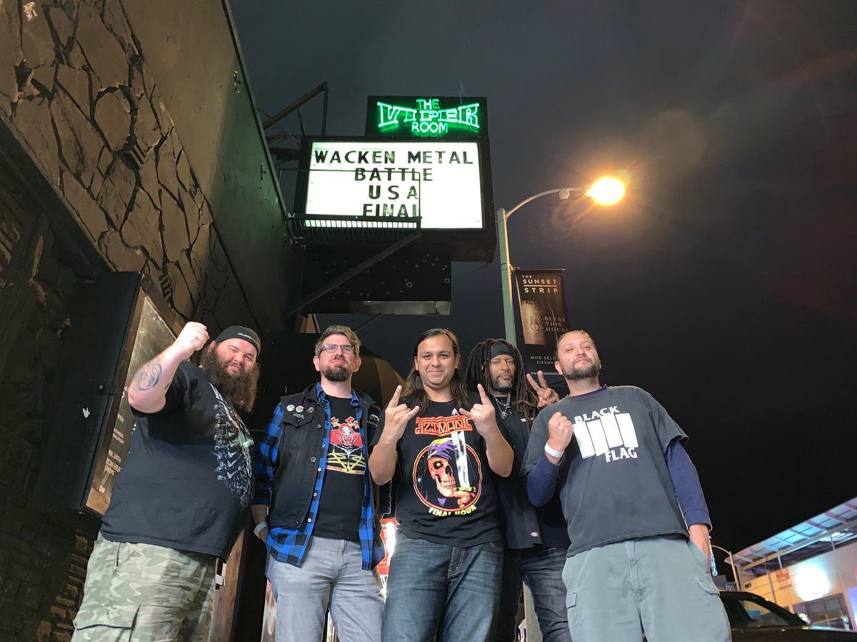 metalassaultLA's tweet photo. Epic end to @Wacken @MetalBattleUSA 2019 at @theViperRoom last night! Congrats to #Monarch for emerging as national champs. Thanks to WMB USA rep #EricDow & panel of judges: #MarcoBarbieri (@MTheoryAudio), @DJWillKNAC & #AlexDistefano (@LAWeekly). Can't wait for WMB USA 2020!๐ค https://t.co/XsGhIFUBUF