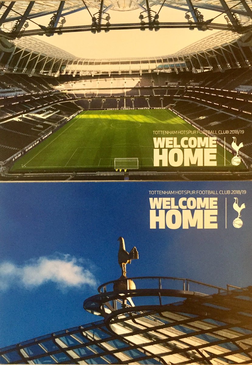 Lilywhite_Rose's tweet photo. COMPETITION TIME: To celebrate reaching 10k followers we have the first ever programme from Spurs New Stadium to give away &amp; some club issued limited edition photos. All you have to do to be in with a chance of winning is RT this post and be sure to be following @Lilywhite_Rose https://t.co/MrgoyBfYNh
