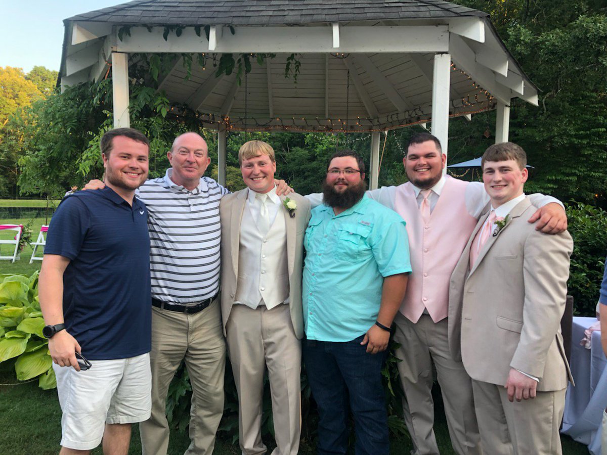 coach_mcfall's tweet photo. Here is the answer to the questions I get all the time. Why do you coach hs basketball? What do you get out of it? Still TEAMMATES and  they still call me Coach, 6 yrs later. Love these guys. Makes the time and late nights all worth it. #waterlooforever https://t.co/ETp6qF1Yd1