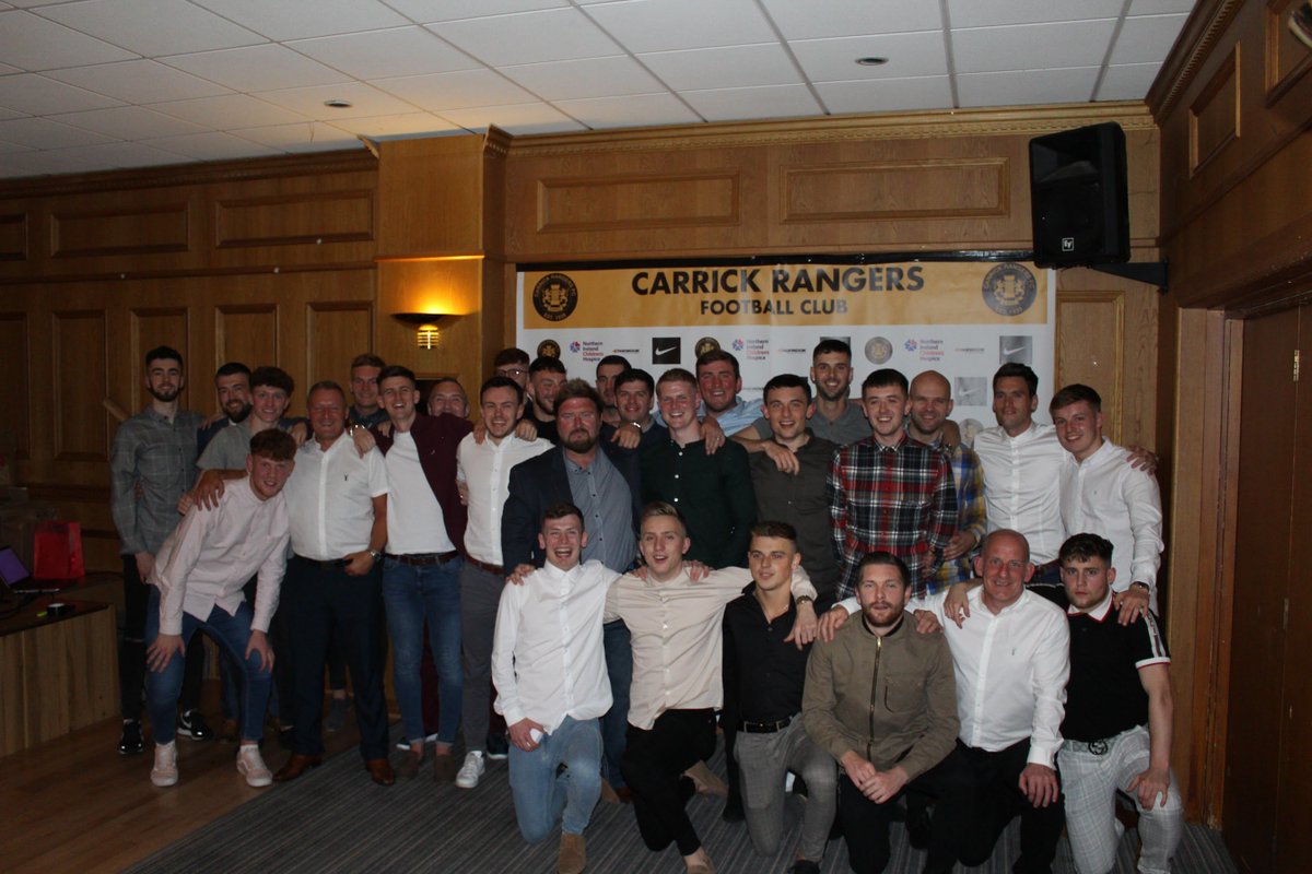 CarrickRangers's tweet photo. 🙌 | Carrick Rangers Football Club celebrated the past season on Friday evening at the club’s 2018/19 awards dinner at the @loughshorehotel. #AmberArmy 🔶⚫️

https://t.co/NisMbqBNpi https://t.co/yB0xRu2q3C