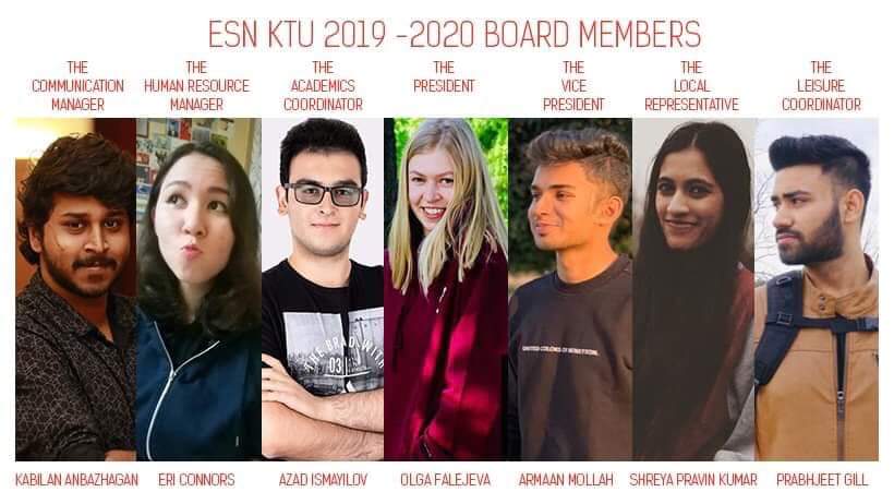 ESN_KTU's tweet photo. ESN KTU had an Extraordinary Semi-Annual General Meeting last week and now we proudly present our complete board members who have already started their mandates! 😍 Another awesome year is coming. 💕🎉 https://t.co/diHRwZ9CH2
