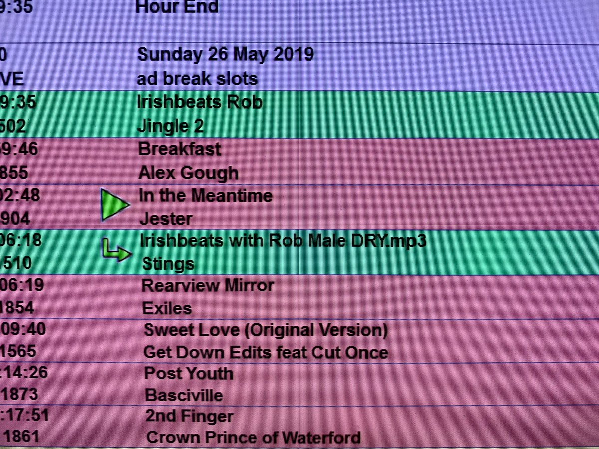 It’s an hour of music from our little region of Ireland on #IrishBeats. Starting things off with <a href="/Jestermusik/">Jestermusik</a> @ExilesHQ <a href="/alexgoughhh/">Alex Gough</a> <a href="/Basciville/">Basciville</a>