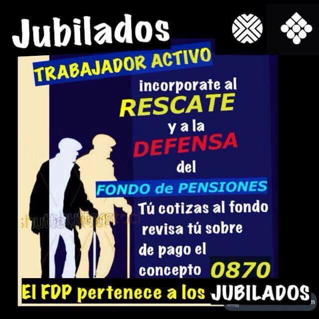 sanchezhp1's tweet photo. @machadodz @SimonZerpaD @VTVcanal8 Fondo de pensiones de jubilados pdvsa toda su vida ahorrando para que metieran mano y ahora no  pagan atrasado, donde estan autoridades, fallecimiento de 30 jubilados ...BASTONAZO Lunes 27 la campina https://t.co/QYMXLVqBsL