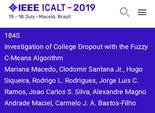 educdatascience's tweet photo. IEEE ICALT 2019 - https://t.co/8t1JjZQqEu #ICALT #EducationalDataScience https://t.co/P1S5ur2JZC