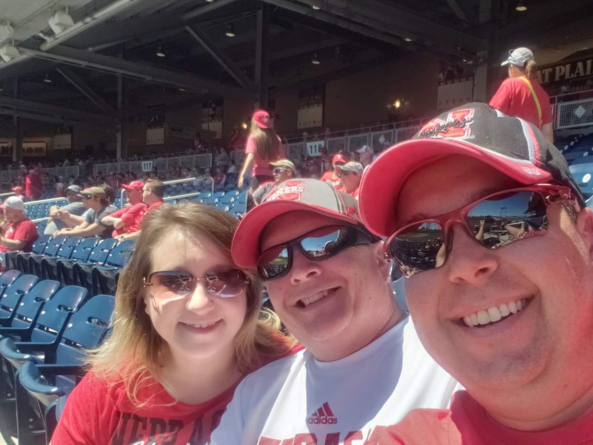 skers96's tweet photo. My first Husker Baseball game &amp; it's for the B1G Ten Tournament Title!!! #B1GBaseball #gohuskers https://t.co/PHS6N2f8AF