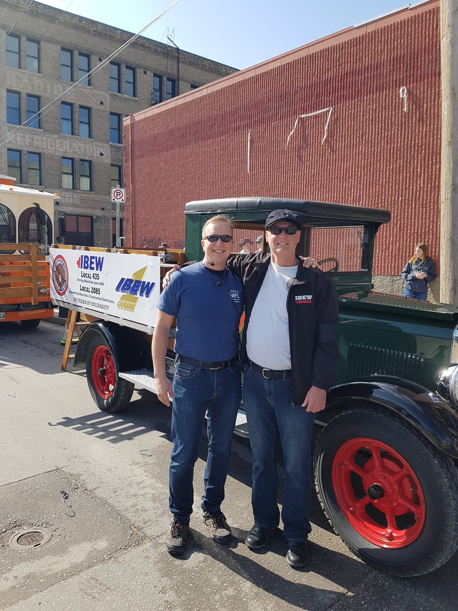 Great time at yesterdays solidarity forever parade. 100 years since the 1919 strike. #1919strike #ibew