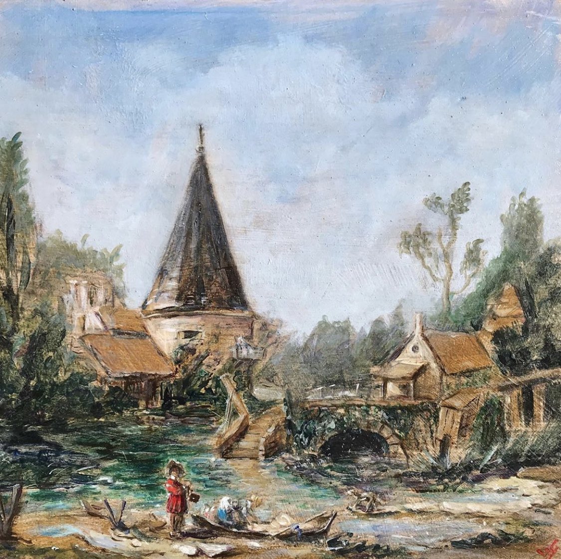 Somewhere in the Netherlands.
Acryl/Gouache on cardboard 
24 x 22 cm
#art #painting #kunst #bamberg #acrylpainting #gouache #netherlands #malerei #painter