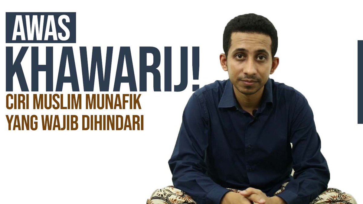 Ini penting sekali utk ditonton agar paradigma berislam ala Khawarij terhindar dari Muslim kita saat ini. Vlog Terbaru: “Sejarah &amp; Ciri Khawarij” >> youtu.be/EQYJpZIgTmI.