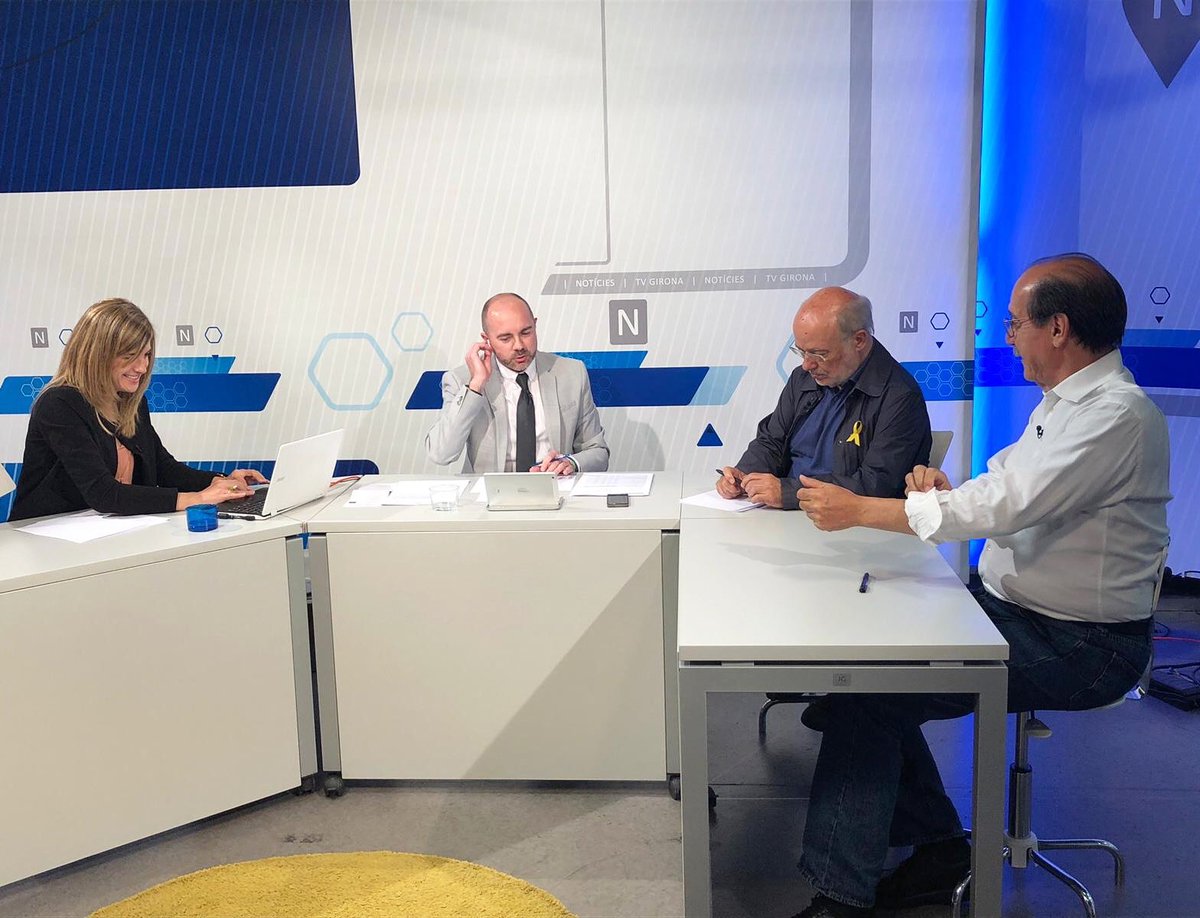 tvgirona's tweet photo. 🔴#ENDIRECTE Els següents convidats del #ProgramaEspecialEleccions📩👥 són Terricabres i Quintana,

📊Fem un anàlisi de l’escrutini i dels resultats de les votacions del #26M📨 https://t.co/kGC0tGLN0X