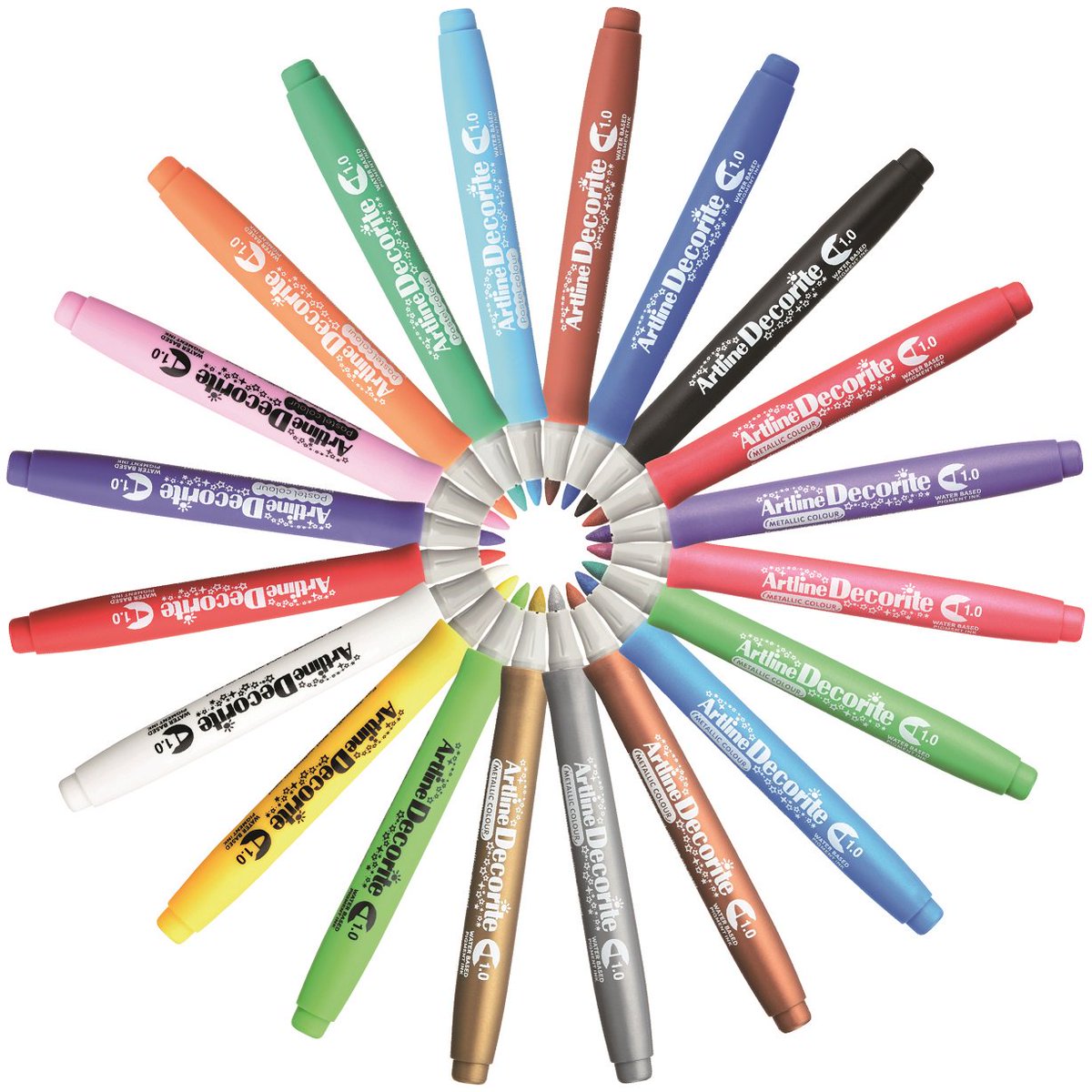 So many colours; which do you pick?! #Decorite #MarkerPens #Artline