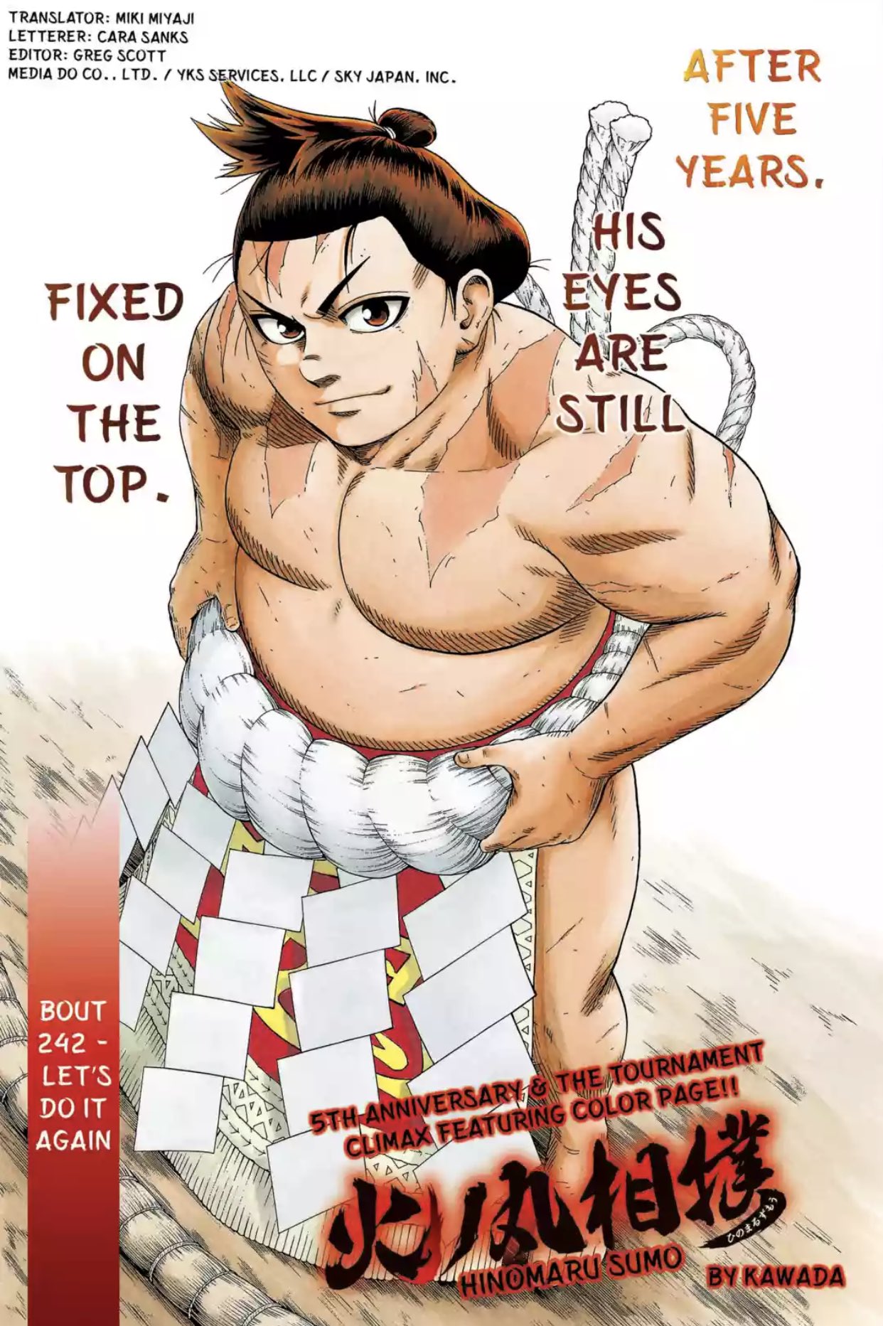 Hinomaru Sumo 🖐 on X: Hinomaru Sumo Chapter 242: “Let's Do It