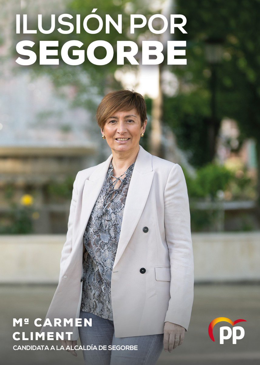 TribunaSegorbe's tweet photo. Carmen Climent Garcia @cacligs33 devolverá la ilusión a Segorbe.

ENHORABUENA ALCALDESA 👏👏👏

#MCCAlcaldesa #IlusiónXSgb #Segorbe @ppsegorbe https://t.co/Lf3FCB28rQ